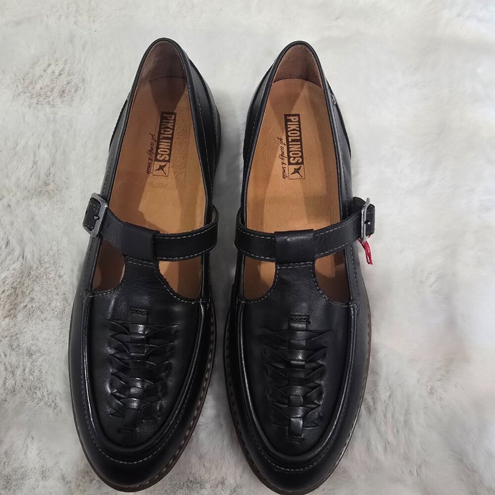 PIKOLINOS Black Leather Loafers - Picture 2 of 13